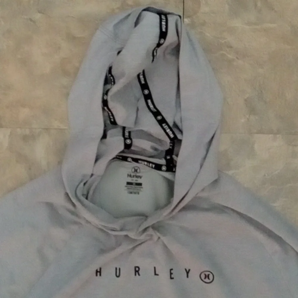 Hurley Light Gray Men's Hoodie - Picture 6 of 8